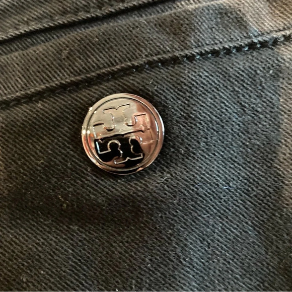 TORY BURCH Sz 32 Super Skinny Zipper at Hem Snap Back Pockets  Jeggings Pants - Picture 7 of 13